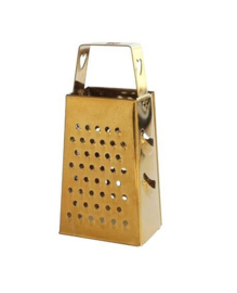 Rasp metaal goud 7,5 x 3,5 x 2,5 cm