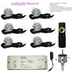Led4Light "Profi" set 6 stuks. Uitsluitend voor particulier