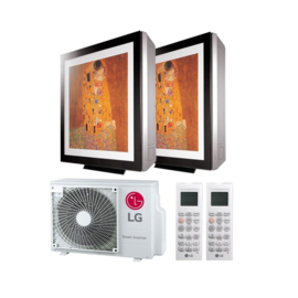LG Duo-Split ARTCOOL Gallery 9000+12000 inclusief WIFI