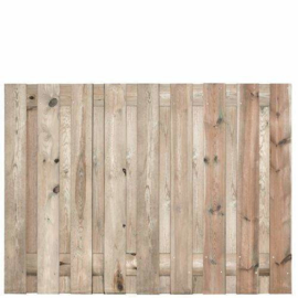 Tuinscherm 17 planks Vasse 130x180cm