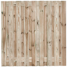 Tuinscherm 17 planks Vasse 180x180cm