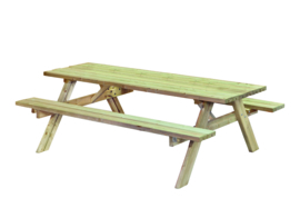 Picknicktafel geïmpregneerd vuren basis