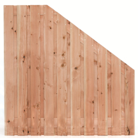 Tuinscherm douglas 19 planks Zwarte Woud VERLOOP