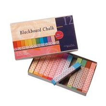 Bord krijt - blackboard chalk in 12 kleuren