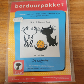 Borduurpakket Pim en Pom