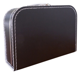 Koffertje zwart 30cm