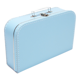 Koffertje lichtblauw 35cm