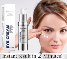 EYE CREAM serum, anti-rimpel creme, in 2 minuten, wallen, donkere kringen, fijne kraaiepootjes, anti aging, 30 ml