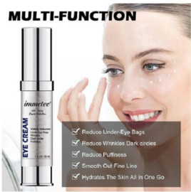 EYE CREAM serum, anti-rimpel creme, in 2 minuten, wallen, donkere kringen, fijne kraaiepootjes, anti aging, 30 ml