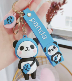 Panda - blauw - vis