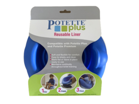Potette Siliconen Liner Blauw