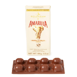 Melkchocoladereep gevuld met Amarula- likeur (100 gram)