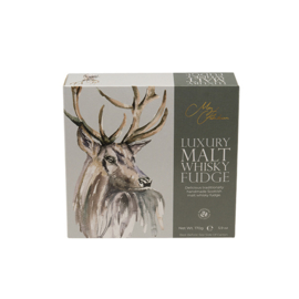 Meg Hawkins Edelhert Malt Whisky Fudge Karton 170g