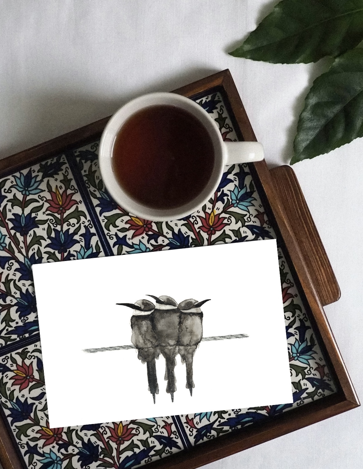 Ansichtkaart Vogeltjes