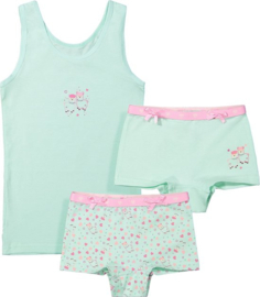 Kinderondergoed Funderwear - Set Alpaca - Mint - Maat 92/98