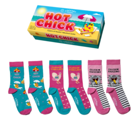 Odd Socks - 3 paar - Hot Chicks - dames sokken - maat  37-42