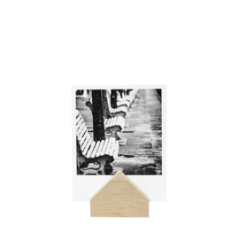 Zoedt - Kaartenhouder huisje hout
