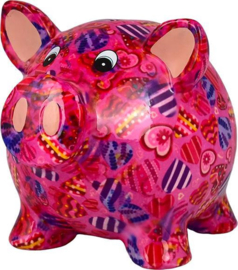 Pomme Pidou Varken Rosie | Spaarpot | Small | Magicalpink Hearts In Love