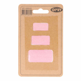 OPRY SKAI-LEREN LABELS MADE BY MAMA - Roze