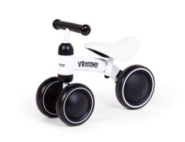 PEUTER LOOPFIETS VROOM - METAAL - WIT