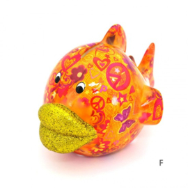 Pomme Pidou -  spaarpot - vis Kelly - M - Oranje Peace
