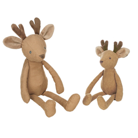 Happy Horse Eland Mellow Knuffel 38 cm - Bruin - Baby knuffel