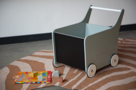 LOOPWAGEN - HOUT - MINT