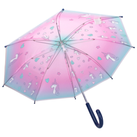 Milky Kiss - Don't Worry About Rain Paraplu - Kinderparaplu - Eenhoorn