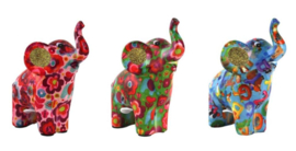 Pomme pidou Olifant Darcy | Spaarpot | Small | Green Elephant Parade
