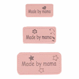 OPRY SKAI-LEREN LABELS MADE BY MAMA - Roze