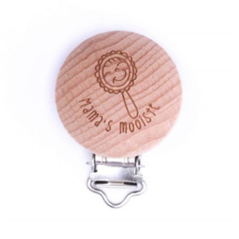 Durable Houten Speenclips 2 stuks Mama's Mooiste