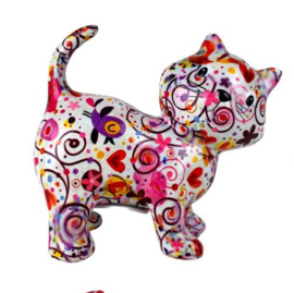 Pomme Pidou - Spaarpot - Kiki - Standaard - White Hearts
