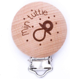 Durable Houten Speenclips 2 stuks  Mijn tuttie