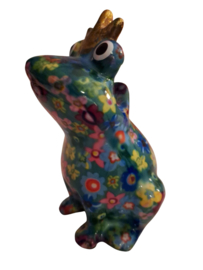 Pomme Pidou brilhouder kikker Theo - Blauw