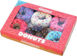 Odd Socks - Mismatched socks - cadeaudoos met 6 verschillende sokken - donut sokken - maat 37/42