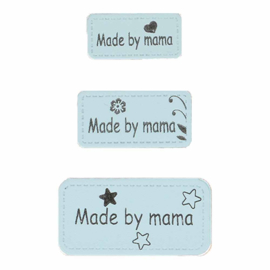 OPRY SKAI-LEREN LABELS MADE BY MAMA - licht groen