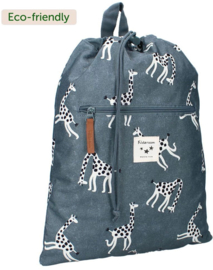 Kidzroom Stories Gymtas - Blauw - Giraf