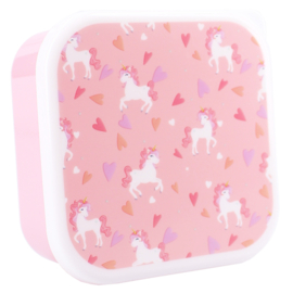Vadobag Prêt Unicorn Snackbox en Fruitdoos - 3in1