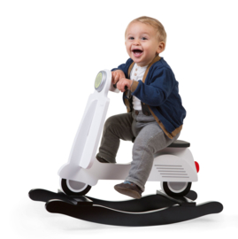 Childhome Hobbelfiguur Scooter 69 Cm Wit