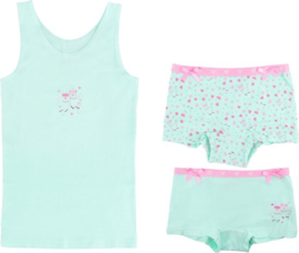 Kinderondergoed Funderwear - Set Alpaca - Mint - Maat 140/146