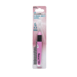 The Crochet Lite Haaknaald G 4,5 mm  - kleur paars