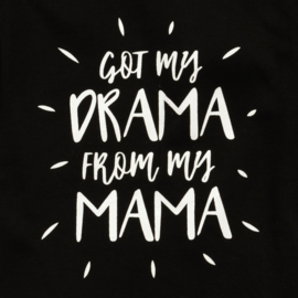Fun2Wear - Pyjama Mama's Drama - Zwart - Maat 128 - Meisjes