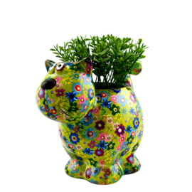 Pomme Pidou - Bloempot -  Dorothy - Medium - Groen met bloemen