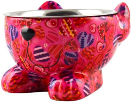 Pomme pidou Drinkbak - Medium - Magicalpink Hearts In Love