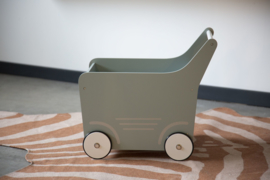 LOOPWAGEN - HOUT - MINT