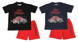 Fun2Wear - Shortama Fire Fighter - Zwart - Maat 62 - Jongens