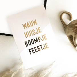 Kaart Huisje Boompje Feestje
