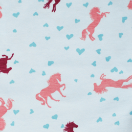 Frogs and Dogs - Pyjama Horse Aqua - Aqua - Maat 128 - Meisjes