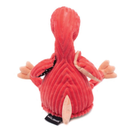 Les Deglingos Knuffel Flamingo Roze 35 Cm