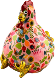 Pomme Pidou Spaarpot Kip Claire Medium 006 (17x14x18cm - Keramiek)
